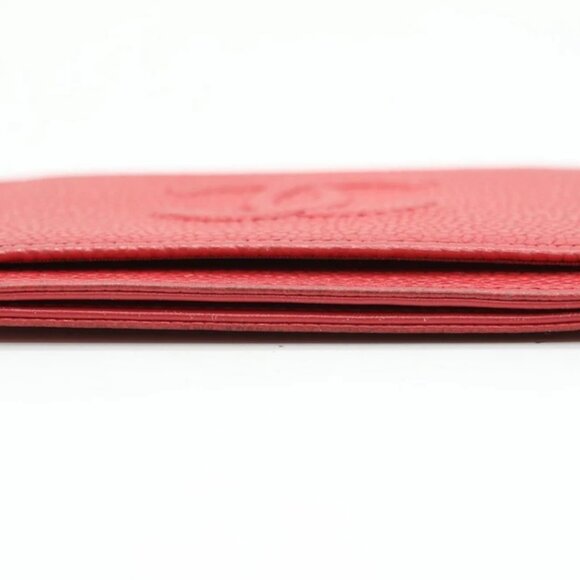 Chanel Caviar Timeless CC Card Holder Red - Picture 5 of 14